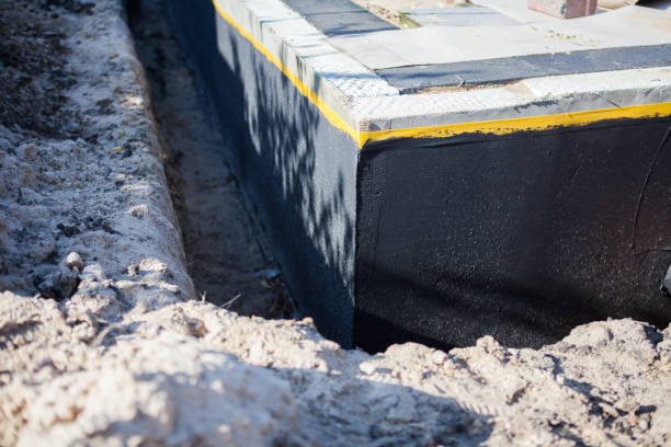 Residential Vapor Barrier Installation installation at a Olcott, NY home by SJ Waterproofing Pros